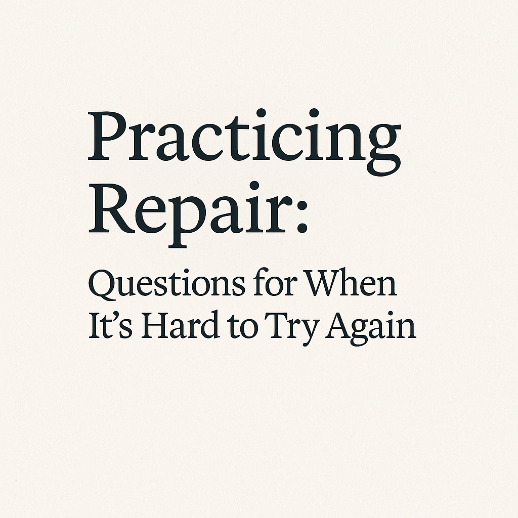 Practicing Repair